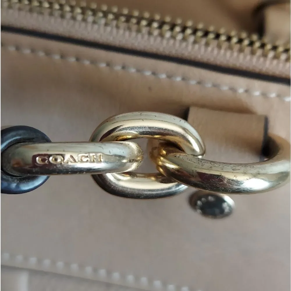 BROOKE CARRYALL IN SIGNATURE LEATHER (COACH F25952)